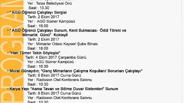 Mimarlık Haftasının bu yılki teması iklim değişikliği