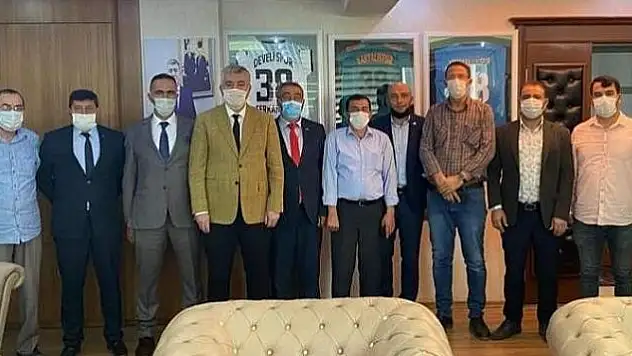 Serkan Tok'a hayırlı olsun ziyareti