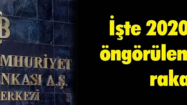 İşte 2020 sonunda  öngörülen enflasyon  rakamı...
