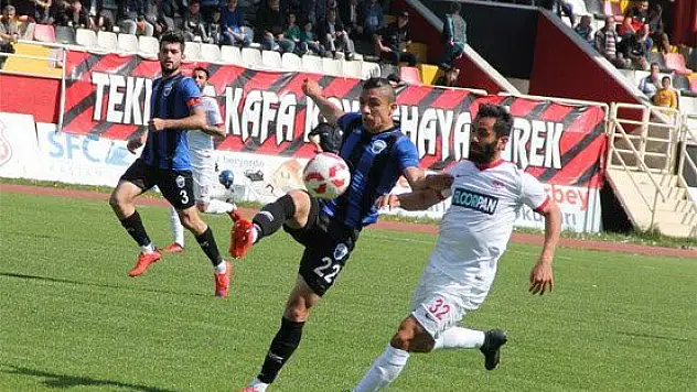 ERCİYESSPOR, SON MAÇINDA FARKLI MAĞLUP OLDU