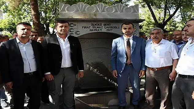 Fırat Yılmaz Çakıroğlu adına yaptırılan çeşme açıldı