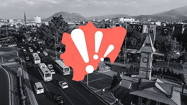 Tehlike büyüyor: Kayseri haritası kırmızıya büründü!