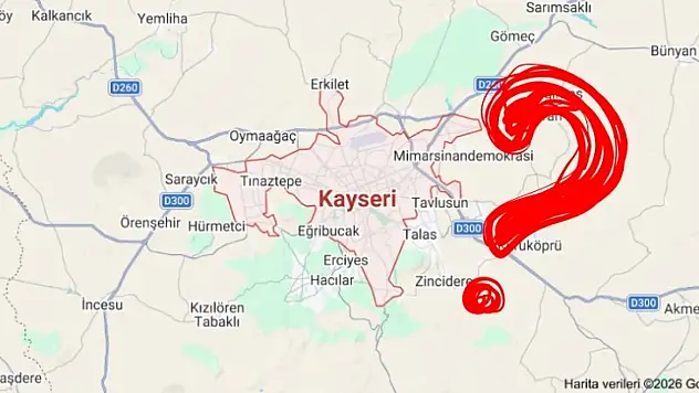 Kayseri haritasındaki bu isimlerin sırrı ortaya çıktı