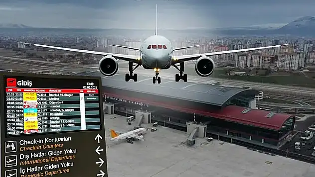 Kayseri Havalimanı 76 ilin nüfusunu geride bıraktı: Her 29 dakikada bir uçak indi!