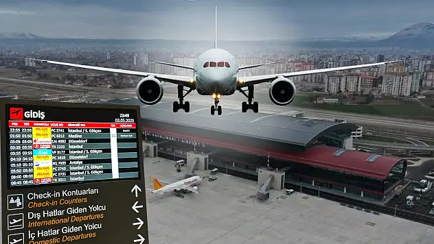 Kayseri Havalimanı kent nüfusunu 2'ye katladı: 16 binden fazla uçak...