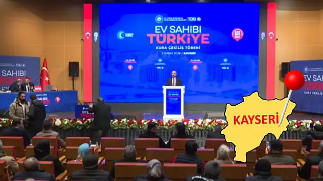 Kayseri heyecanla bekledi - Yüzyılın Konut Projesi'nde kuralar çekiliyor!