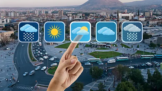 Kayseri için 5 günlük tahmin açıklandı: En sıcak gün belli oldu