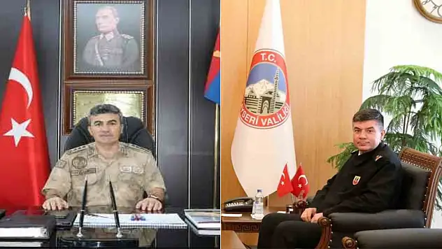 Kayseri İl Jandarma Komutanlığı görevine yeni isim!