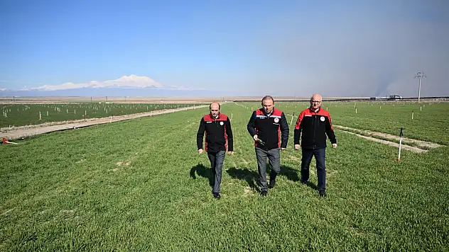Kayseri İl Tarım ve Orman Müdürü Saklav Yeşilhisar'da incelemelerde bulundu!
