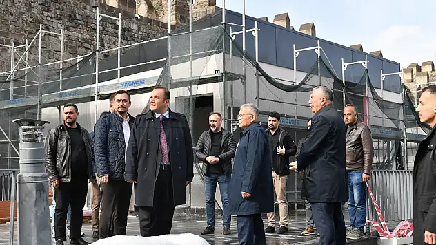 Kayseri Kalesi'nde merakla beklenen projede son durum: Açılış tarihi netleşti