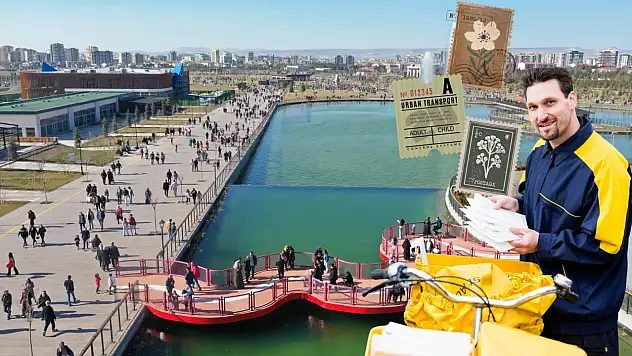 Kayseri Millet Bahçesi'nde PTT'den dikkat çeken etkinlik!