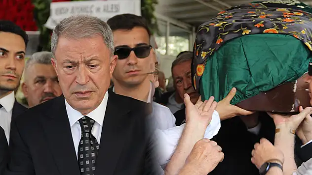 Kayseri milletvekili Hulusi Akar, kayınvalidesini son yolculuğuna uğurladı