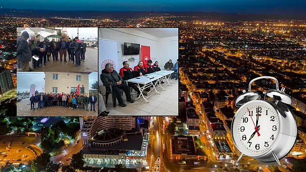 Kayseri'nin 16 ilçesinde eş zamanlı gerçekleşen buluşma: Kara kış dinlemedi!