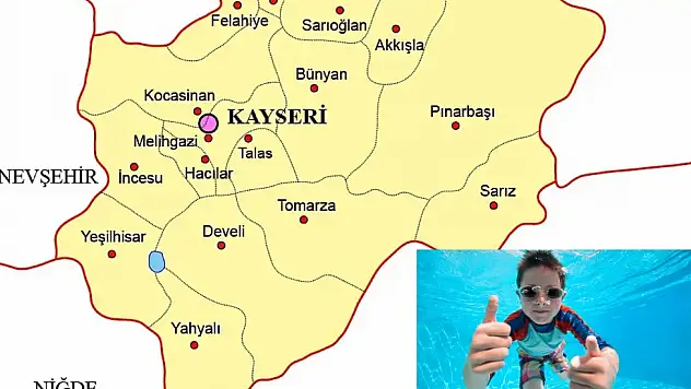 Kayseri'nin bir ilçesinde daha yüzme kursları başladı – 'Yüzmeyi bilmeyen kalmasın!'