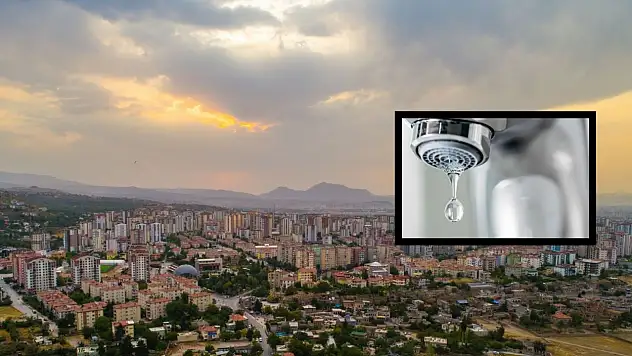 Kayseri'nin bir mahallesinde 5 saat sular kesilecek!