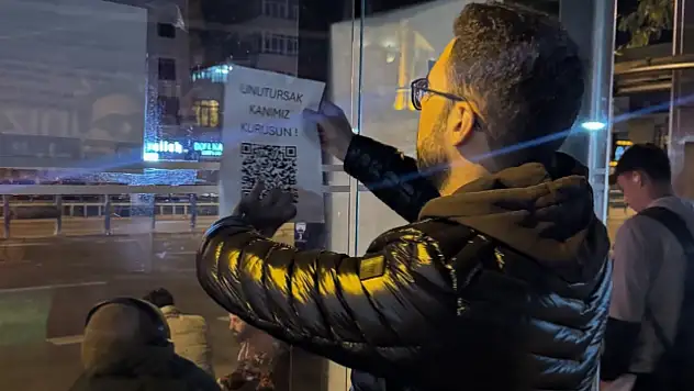 Kayseri'nin dört bir yanına bu QR asıldı!