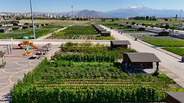 Kayseri'nin en organik bahçesi kapılarını açıyor!