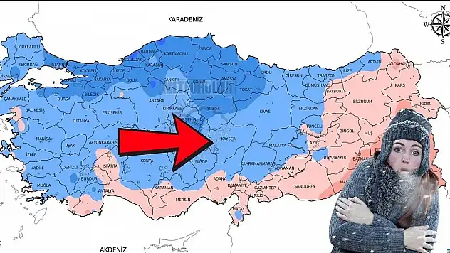 Kayseri'nin en soğuk ilçesi belli oldu! Türkiye listesine de girdi