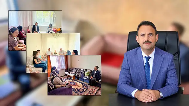 Kayseri'nin gönüllere dokunan Kaymakamı: Ziyaretlerini sürdürüyor!