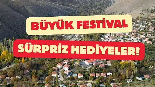 Kayseri'nin ilçesinde büyük festival: Sürpriz hediyeler vatandaşları bekliyor