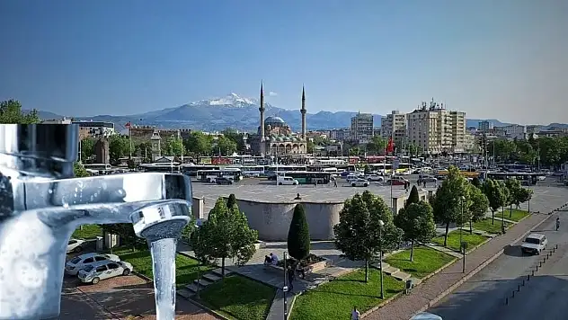 Kayseri'nin ilçesinde su kesintisi uyarısı: 2 mahalle etkilenecek!