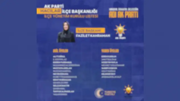 Kayseri'nin ilk kadın ilçe başkanı yeni yönetimini duyurdu: İşte o liste...