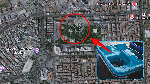 Kayseri'nin merkezinde bir zamanlar tekne ile gezmek mümkündü!