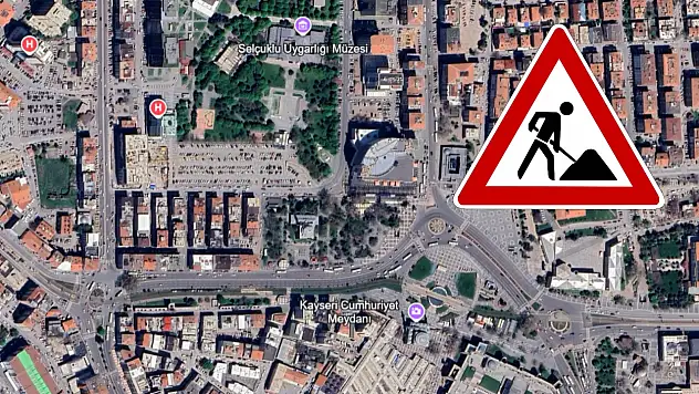 Kayseri'nin merkezindeki o yola giren herkes geri dönüyor: Kapatıldı!