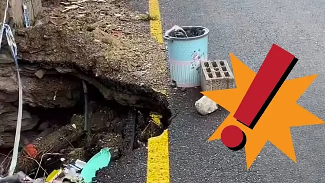 Kayseri'nin o ilçesinde tehlike saçan yol! Vatandaşlar çözüm bekliyor