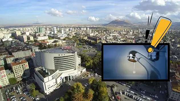 Kayseri'nin o ilçesinde yine sular kesilecek – KASKİ açıkladı!