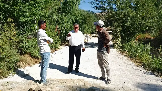 Kayseri'nin o ilçesinde yol yenileme çalışmaları hız kesmiyor