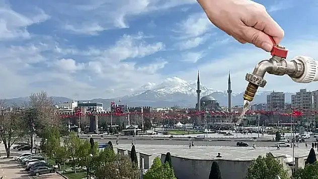 Kayseri'nin Pınarbaşı ilçesinde 6 mahallede sular kesilecek!