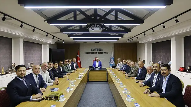 Kayseri'nin ticaret haritasını değiştirecek proje için kritik görüşme