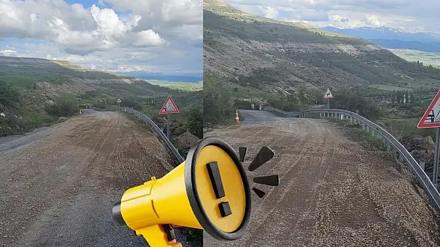 Kayseri'nin yol tepkisi – İlçe halkı belediyeye yüklendi!
