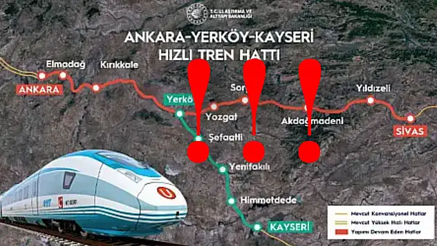 Kayseri'nin Yüksek Hızlı Treninden son gelişmeler! Yer altında tüneller, üstünde köprüler…