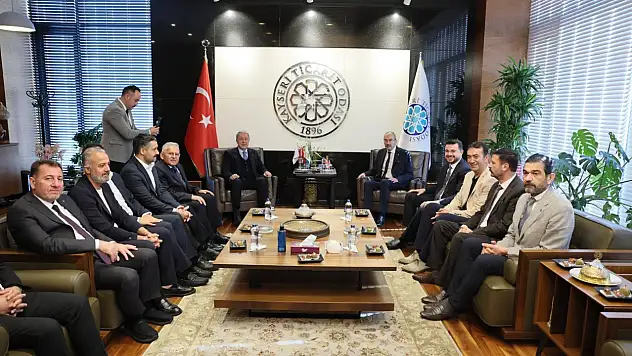 Kayseri protokolünden KTO Başkanı Gülsoy'a ziyaret!