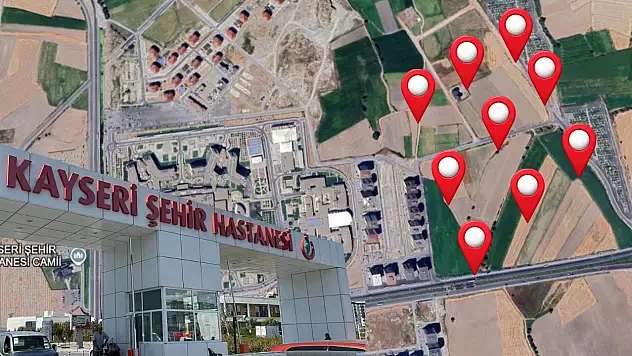 Kayseri Şehir Hastanesi'nin dibinde 7 ticaret arsası ihaleye çıktı: 290 milyon TL