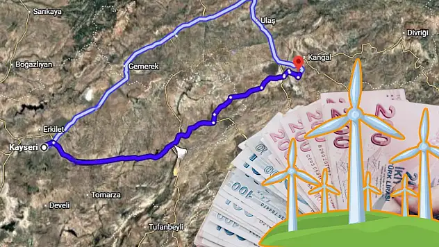 Kayseri sınırına 963 milyon TL'lik RES hamlesi!