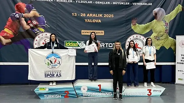 Kayseri Spor A.Ş. sporcularından 8 madalya