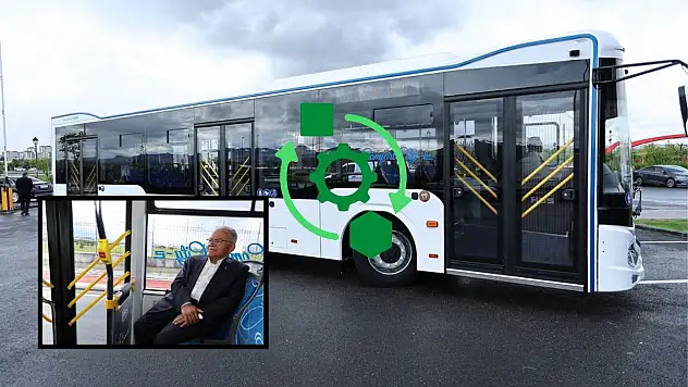 Kayseri toplu taşımada yeşil dönüşüm başlıyor: İşte yeni elektrikli otobüs!
