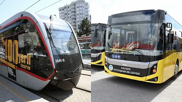 Kayseri ulaşımına '23 Nisan' düzenlemesi: Saatler değişti!