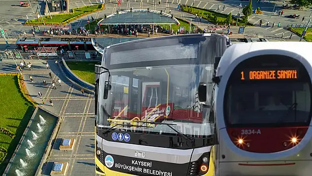 Kayseri ulaşımında bayram düzenlemesi sona eriyor…