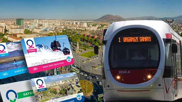 Kayseri ulaşımında değişiklik: Raylı sistem tarifesinde yeni düzenlemeler devreye giriyor!