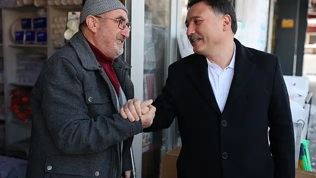 Kayseri Valisi Çiçek'ten yılın ilk mesai gününde esnaf ziyareti!