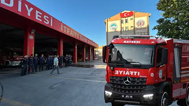 Kayseri'ye 64 metre merdiven uzunluğuna sahip itfaiye aracı geliyor!