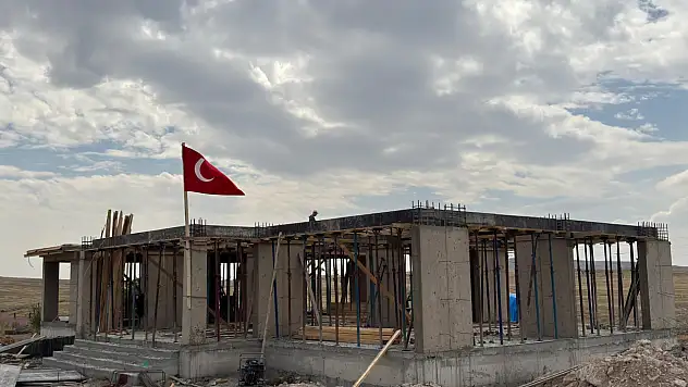 Kayseri'ye yeni okul: İnşaatta çalışmalar sürüyor