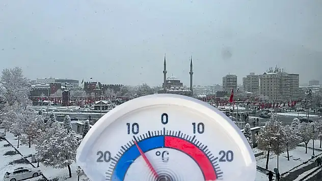 Kayseri'ye yoğun kar yağışı ve dondurucu soğuklar geliyor!