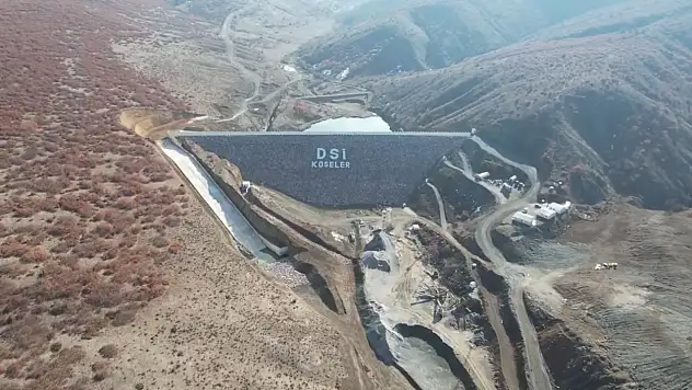 Kayseri yeni haftaya müjde ile başladı: Baraj inşaatında çalışmalar tamamlandı!