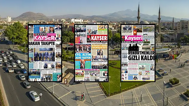 Kayseri yerel gazeteleri 1 Ekim sabahına hangi manşetlerle çıktı?