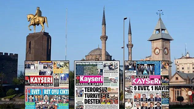 Kayseri yerel gazeteleri 12 Ağustos sabahına hangi manşetlere çıktı?